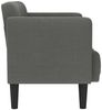 vidaXL Zweisitzer-Sofa Dunkelgrau 111 cm Stoff 4100561 Bild 4