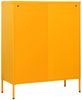 vidaXL Kommode Senfgelb 80x35x101,5 cm Stahl 336200 Bild 5