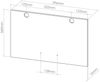 Küchenfront R-Line Blau-Grau 59.6 x 36 cm Möbelfront für den flachen Hängeschrank Vicco Bild 2