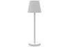 HOMCOM Tischleuchte mit LED-Leuchten, Wiederaufladbare Tischlampe, 3 Farben, Leuchtmittel wechselbar, für Schlafzimmer, Wohnzimmer, Weiß Bild 2