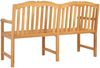 vidaXL Handgefertigte Rosenbank 150 x 60,5 x 95 cm Massivholz Teak 42030021 Bild 5