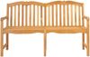 vidaXL Handgefertigte Rosenbank 150 x 60,5 x 95 cm Massivholz Teak 42030021 Bild 3