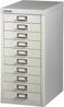 Bisley MultiDrawer™, 29er Serie, DIN A4, 10 Schubladen, Farbe silber Bild 2
