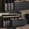 Lowboard Betti Anthrazit/Sonoma 120 x 49.9 cm mit 1 Tür Vicco Bild 5