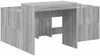vidaXL Hochbett mit Schreibtisch für Kinder Grau Sonoma Holzwerkstoff 3422672 Bild 3