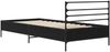 vidaXL Bettrahmen Schwarze Eiche 80 x 200 cm Holzwerkstoff 8009117 Bild 5