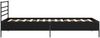 vidaXL Bettrahmen Schwarze Eiche 80 x 200 cm Holzwerkstoff 8009117 Bild 4
