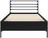 vidaXL Bettrahmen Schwarze Eiche 80 x 200 cm Holzwerkstoff 8009117 Bild 3