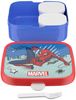 Mepal 'Campus' Brotdose Groß inklusive 2 auslaufsicheren Bento Fächern & Gabel, Kunststoff Spiderman, 1250 ml Bild 2