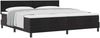 vidaXL Boxspringbett mit Kopfteil Schwarz 200 x 200 cm Samt 3339262 Bild 2