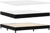 vidaXL Boxspringbett mit Kopfteil Schwarz 200 x 200 cm Samt 3339262 Bild 5