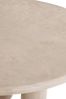 Esstisch Clio rund aus Mortex, modern, sandfarben, für 4 Personen, Ø 140 cm Bild 2