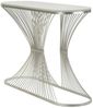 Dmora Konsolentisch Branduzzo, Tisch, Eingangskonsole, Regal, 120x35 h79 cm, Silber Bild 4