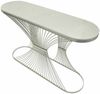 Dmora Konsolentisch Branduzzo, Tisch, Eingangskonsole, Regal, 120x35 h79 cm, Silber Bild 5