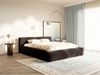 Selsey 'Tilves Slim'Polsterbett 140x200 mit Bettkasten und Lattenrost, Velours, braun Bild 3