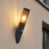 2x Wandleuchte, Fackel Design, anthrazit rauch, H 41 cm Bild 2