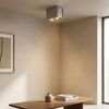 3er Set Deckenlampe, Metall, Beton, grau, 2 Flammig, L 18 cm Bild 2