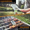 BURNHARD® Grillbesteck 4-in-1, Multitool inkl. Grillwender, Grillgabel, Grillzange und Flaschenöffner - Multi-Color - #945086 Bild 5