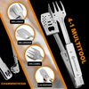 BURNHARD® Grillbesteck 4-in-1, Multitool inkl. Grillwender, Grillgabel, Grillzange und Flaschenöffner - Multi-Color - #945086 Bild 3