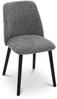 GOEURVANT 421 Esszimmerstühle 4er-Set, Chenille - Schiefergrau Bild 2