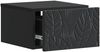 vidaXL Wandmontierter Beistelltisch Schwarz 34,5 x 33 x 20 cm 898767 Bild 2