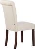 2er Set Esszimmerstühle WALES Stoff - 98x45x63cm, creme, Holz Gestell Stühle Esszimmerstühle Stuhl Esszimmer Esstisch Stühle Küchenstuhl Bild 5