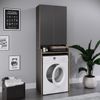 VCM Badmöbel Waschmaschinenschrank Rislo 921898 Anthrazit H. 200 x B. 67 x T. 48 cm Bild 3