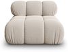 Micadoni Armloses Modul Bellis 3D-Stoff Sonic Helles Beige Bild 1