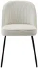 Vente-unique - ALPALI Stuhl SamtStoff Beige - B 57,5 cm x H 83,5 cm x L 50 cm Bild 3