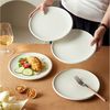 JIWOO Speiseteller 4er Ø21,8cm, Frühstücksteller Pastateller Teller Brotteller Plate, (32 St), Hochwertiges Tellerset Weiß Mikrowellenofen Spülmaschine Ø 21,8cm Bild 3