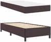 vidaXL Boxspringbett Dunkelbraun 80 x 200 cm Stoff 3398818 Bild 5