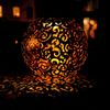 LED Solarleuchte, Dekorgeflecht-Kugel, Höhe 54 cm Bild 5