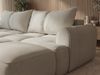 GRAINGOLD Ecksofa Boono, Sofa L-Form mit Schlaffunktion, Eckcouch für Wohnzimmer, Velour-Stoff, Beige, Rechts Bild 5