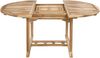 Gartentisch ausziehbar Teak Holz 120 - 170 cm oval BORNEO 34716508 Bild 3