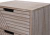Mendler Kommode ´HWC-N90´mit 3D-Design, 5 Schubladen, MDF aus Paulownia & Kiefer, Natur, 84x35x29cm Bild 5