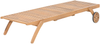 Gartenliege Holz Heller Holzfarbton CESANA Bild 4