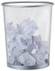 Relaxdays Papierkorb, Drahtgeflecht, 19 Liter, Silber Bild 4