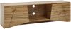 Lowboard Eiche-Dekor 160x50x40cm TV-Kommode 2 Türen Modern Wohnzimmer Bild 2
