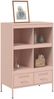 vidaXL Highboard Rosa 68x39x101,5 cm Stahl 843103 Bild 4