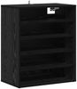 vidaXL Schuhschrank Schwarz Eichen-Optik 60 x 35 x 70 cm Holzwerkstoff 862683 Bild 5