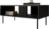 Couchtisch Likade 100 mit Regal (Farbe: Schwarz) Bild 3