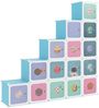 vidaXL Kinderschrank Modular mit 15 Würfeln Blau PP 340576 Bild 2