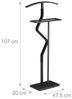 Relaxdays Herrendiener Schwarz Bild 5