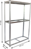 Reifenregal für 8 Räder 180x120x40 cm 795 kg Reifenständer Steckregal Bild 3