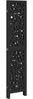 vidaXL 4-tlg. Paravent Schwarz Massivholz Paulownia 358754 Bild 5