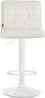 2er Set Barhocker REZAR - Samt Creme 46x47x94 cm Weiß | Barstuhl Mit Lehne Tresenhocker Tresenstuhl Kneipenhocker Kneipenstuhl Bild 2