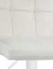 2er Set Barhocker REZAR - Samt Creme 46x47x94 cm Weiß | Barstuhl Mit Lehne Tresenhocker Tresenstuhl Kneipenhocker Kneipenstuhl Bild 5