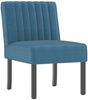vidaXL Polsterstuhl Blau Samt 352450 Bild 2