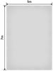 Jago® Abdeckplane mit 24 Ösen, wasserdicht und reißfest, PVC, Weiß, 5x7 m, 650 g/m² Bild 2