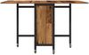 vidaXL Faltbarer Esstisch mit Rollen 130 x 80 x 76,5 cm Stahl PB 8006047 Bild 5